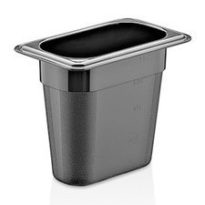 23401GNP19150B.jpg GastroPlast GN 1/9-150 mm Polikarbon Gastronorm Küvet, Siyah - Görsel 1