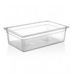 GastroPlast GN 1/1-150 mm Polikarbon Gastronorm Küvet, Şeffaf