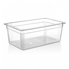 23401GNPM11200.jpg GastroPlast GN 1/1-200 mm Polikarbon Gastronorm Küvet, Şeffaf - Görsel 1