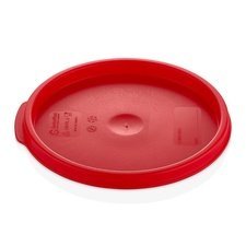 23401GRPL2R.jpg GastroPlast GRPL-2 Yuvarlak Saklama Kabı Kapağı, GRP-2/4 Uyumlu, Kırmızı - Görsel 1
