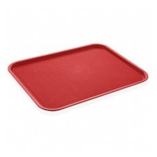 23401GTPP3643RED.jpg GastroPlast GTPP-3643 Polipropilen Servis Tepsisi, 36x43 cm, Kırmızı - Görsel 1