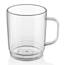 23402GC05.jpg GastroCups GC-05 Polikarbonat Kulplu Bardak, 300 ml, Şeffaf - Görsel 1