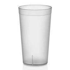 23402GC17.jpg GastroCups Kumlu Bardak, 400 ml, Polikarbonat, Şeffaf - Görsel 1
