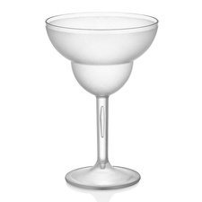 23402GC33K.jpg GastroCups Kumlu Margarita Bardağı, 350 ml, Polikarbonat, Şeffaf - Görsel 1