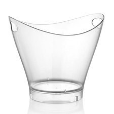 23402GCIB02.jpg GastroCups GCIB-02 Polikarbon Buz Kovası, 6 L, Şeffaf - Görsel 1