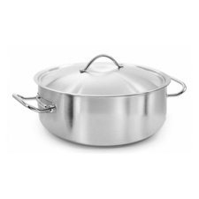 238104031-20251117-220153.jpg Dizdar Silindirik Tencere, Sığ, Kapaklı, 30x6 cm, 5.3 L - Görsel 1