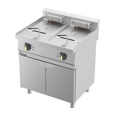 249FCS8070G.jpg Kalitegaz 700 Seri Monoblok İki Hazneli Fritöz, 23 + 23 L, Gazlı - Görsel 1