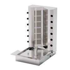 249KLG146VH.jpg Kalitegaz KLG146VH V Model Döner Ocağı, 6+6 Radyanlı, Gazlı, Motorsuz, Hareketli Gövde, Isıtıcılı - Görsel 1