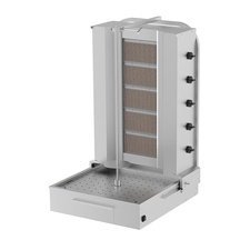 249KLG252.jpg Kalitegaz KLG252 Chef Döner Geniş Kesim 5 Radyanlı Döner Makinesi, Gazlı - Görsel 1