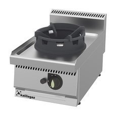 249WC4070G.jpg Kalitegaz 700 Seri 1 Brülörlü Wok Ocak, 40x70x29 cm, Gazlı - Görsel 1