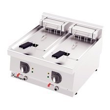 250F6060E.jpg Rinnova 600 Serisi Fritöz, 24 L, Elektrikli - Görsel 1