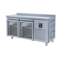 257CTS330CRUG.jpg Iceinox CTS.330.CR.UG Tezgah Tip GN Buzdolabı, 2 Cam Kapılı - Görsel 1