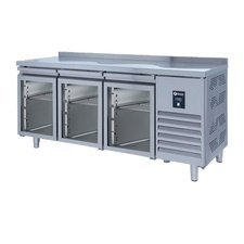 257CTS515UG.jpg Iceinox CTS.515.UG Tezgah Tip GN Buzdolabı, 3 Cam Kapılı - Görsel 1