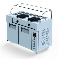 257FTS650.jpg Iceinox FTS.650 Hazırlık Buzdolabı, 250x70x130 cm - Görsel 1