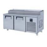 Iceinox PTS.L.330.CR Make Up Kısa Buzdolabı, 2 Kapılı