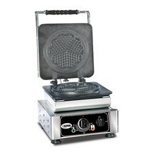 290WE01M.jpg GMG WE 01 Amore M Yonca Model Waffle Makinesi, Değişebilir Plaka - Görsel 1