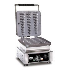 290WE03.jpg GMG WE 03 Waffelino Çam Model Waffle Makinesi, Değişebilir Plaka - Görsel 1