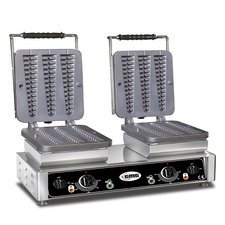 290WE23.jpg GMG WE 23 Waffelino Çam Model Waffle Makinesi, Değişebilir Plaka - Görsel 1