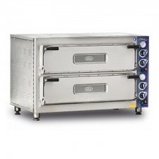 301M0144.jpg Pimak 4+4 Pizza Kapasiteli Pizza Fırını, Elektrikli - Görsel 1