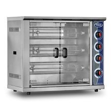 301P2M004DGLPG-20251117-214107.jpg Pimak Tek Vitrinli Piliç Çevirme Makinesi, 15 Piliç Kapasiteli, LPG'li - Görsel 1