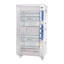 301PI3M009LPG-20251117-213902.jpg Pimak Tamburlu Çift Katlı Piliç Çevirme Makinesi, 40 Piliç Kapasiteli, LPG'li - Görsel 1