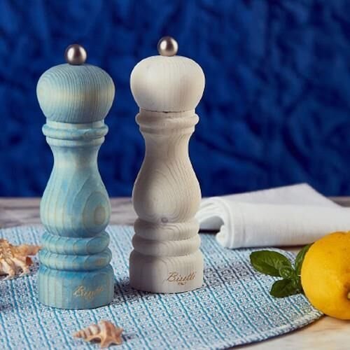 357BST7121MSB.jpeg Bisetti Shabby Tuz Değirmeni Vintage Fildişi 16,5 cm - Görsel 1