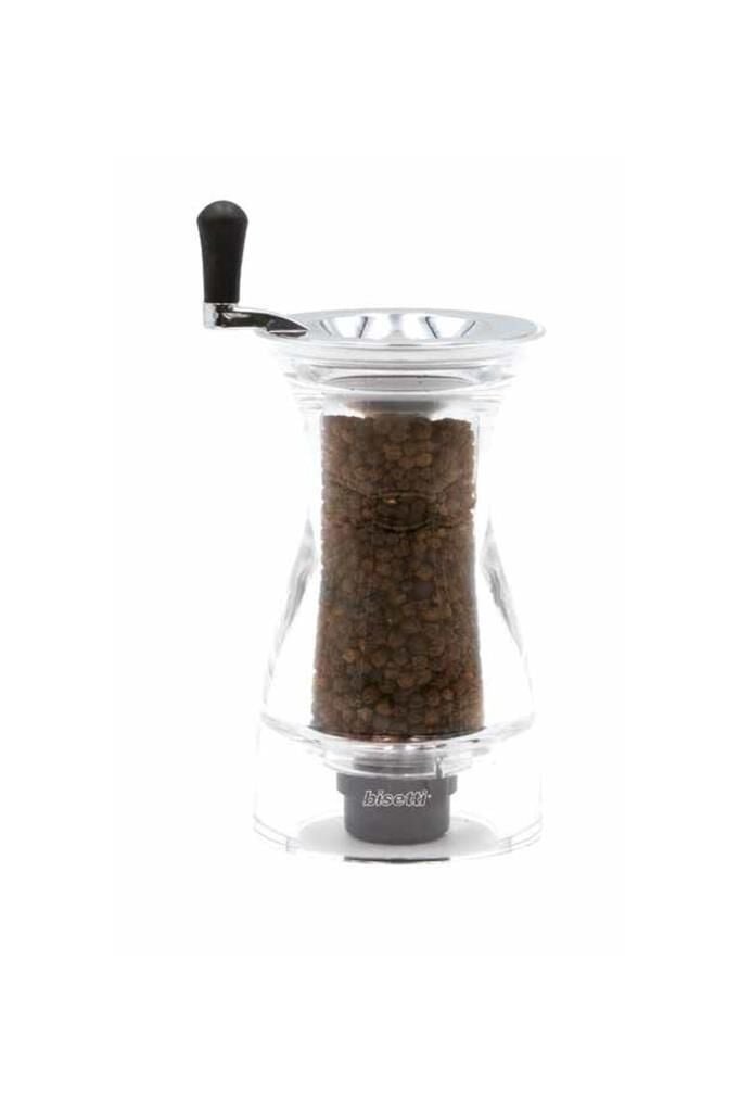 357BST911.jpeg Bisetti Pesaro-Urbino Akrilik Karabiber Değirmeni Şeffaf 17,5 cm - Görsel 1