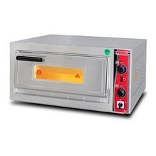 362PO6262E.jpg SGS PO 6262 E 30 cm x 4 Pizza Kapasiteli Tek Katlı Pizza Fırını, Elektrikli - Görsel 1