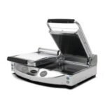 Spidocook SP 020 ER Dijital Tek Taraf Nervürlü Yüzey Seramik Camlı Izgara & Tost Makinesi, Elektrikli