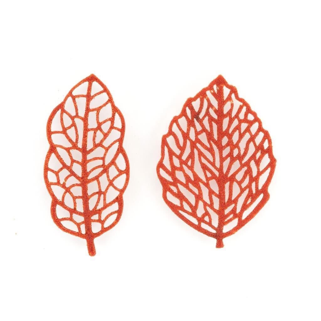 368SLM33302360065.jpeg Silikomart Foresta Yaprak Desen Silikon Kek Kalıbı 24'lü - Görsel 1