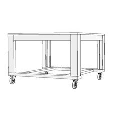 390DYK1600A.jpg Venarro Annatoli Konveyörlü Pizza Fırını Alt Standı - Görsel 1