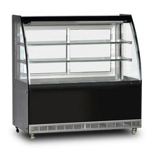 40222P0F0BSC.jpg Dampak Isıtmalı Bombe Camlı Teşhir Dolabı, 370 L, 100x70x130 cm - Görsel 1