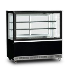 40222P0F3DSC.jpg Dampak Isıtmalı Düz Camlı Teşhir Dolabı, 562 L, 130x70x130 cm - Görsel 1