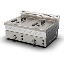 420EA004LPG.jpg Ersöz 600 Seri Fritöz, 8+8 L, LPG'li - Görsel 1