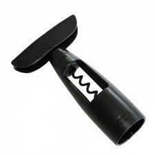 43249812.jpg Fackelmann 49812 Plastik Gövdeli Tirbuşon, Siyah-Beyaz - Görsel 1