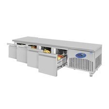 454CSCIH26004CEK.jpg CSA CS-CIH 2-600 Cihaz Altı Buzdolabı, 4 Çekmeceli, 115 L - Görsel 1