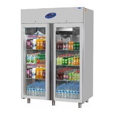 454CSDBLK1400C.jpg CSA CS-DBLK 1400-C Dik Tip Derin Dondurucu, 2 Cam Kapılı, 1400 L - Görsel 1