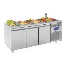 454CSTEZ3700SHS.jpg CSA CS-TEZ 3-700-SH Havuzlu Salad Bar, 3 Kapılı, 474 L - Görsel 1