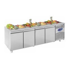 454CSTEZ4700SHS.jpg CSA CS-TEZ 4-700-SH Havuzlu Salad Bar, 4 Kapılı, 632 L - Görsel 1