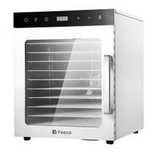 487VSC10H.jpg Vosco VSC-10H Meyve Sebze Kurutma Fırını, 10 Tepsi Kapasiteli - Görsel 1