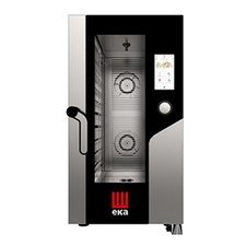 489MKF1011VCTS.jpg Eka Dokunmatik Kompakt Kombi Fırın, 10 Adet 1/1 GN Tepsi Kapasiteli, Elektrikli - Görsel 1