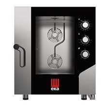 489MKF711S.jpg Eka Konveksiyonlu Elektromekanik Fırın, Nemlendirmeli, 7 Adet 1/1 GN Tepsi Kapasiteli, Elektrikli - Görsel 1