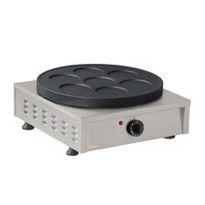 497KRP04E110007Z5F.jpg Omake KRP04.E11 Tekli Teflonlu 7 Bölmeli Krep Makinesi, Elektrikli - Görsel 1