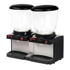 497SBY01E210101Z5F.jpg Omake Karıştırıcılı Manuel İkili Soğuk İçecek Dispenseri, 2x22 L - Görsel 1