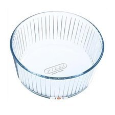 563PY833B0007244.jpg Pyrex 833B000/7244 Cam Sufle Kabı, 22 cm - Görsel 1