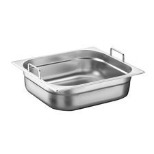 5956005665.jpg Bilge Inox GN 2/3-65 mm Paslanmaz Çelik Saplı Gastronorm Küvet - Görsel 1