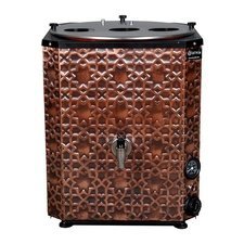 612BYNC3.jpg Anka BYNC3 Yeni Nesil Şamandıralı Çay Makinesi, 3 Demlikli, 35 L, Bakır - Görsel 1