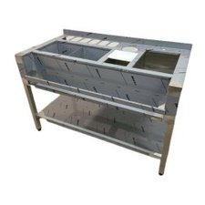 641EKFKT2.jpg Ekofan Taban Raflı Kokteyl İstasyonu, 140x70x90 cm - Görsel 1