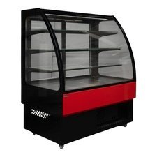 641EKFPD180HB.jpg Ekofan Bombe Camlı Teşhir Ünitesi, 180 cm - Görsel 1