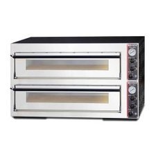 645P66.jpg Soinox P66 30 cm x 6+6 Pizza Kapasiteli Çift Katlı Pizza Fırını, Elektrikli - Görsel 1